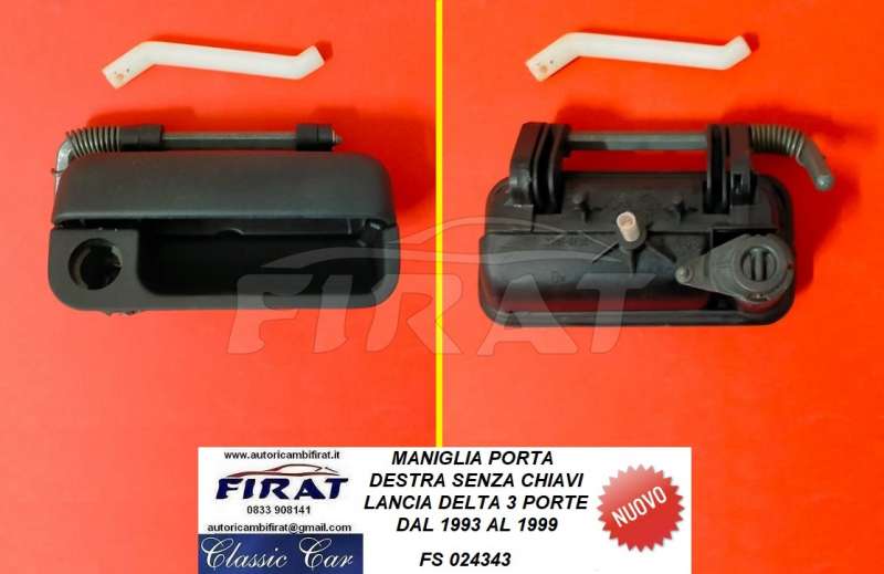 MANIGLIA PORTA LANCIA DELTA 3P 93-99 DX S/C (024343)